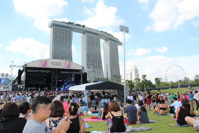 Laneway Festival 2013 at The Meadow at Gardens by the Bay